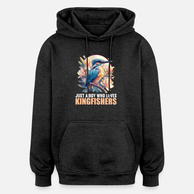 Eisvögel Eisvogel - Oversized Unisex Hoodie - Anthrazit