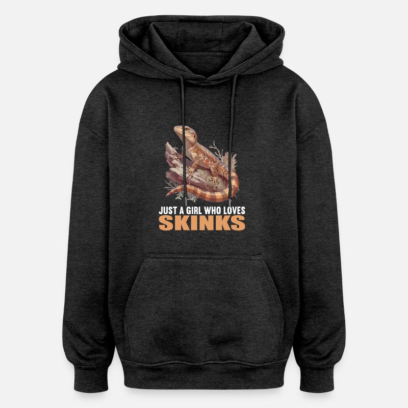 Scinque Skinke - Sweat à capuche oversize unisexe - charbon