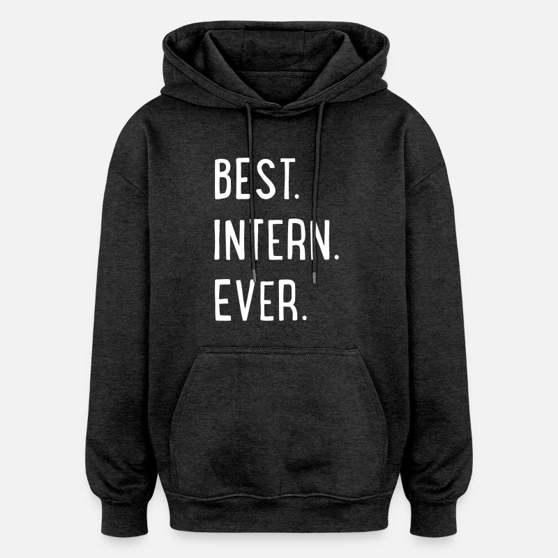 bester Praktikant - Oversized Unisex Hoodie - Anthrazit