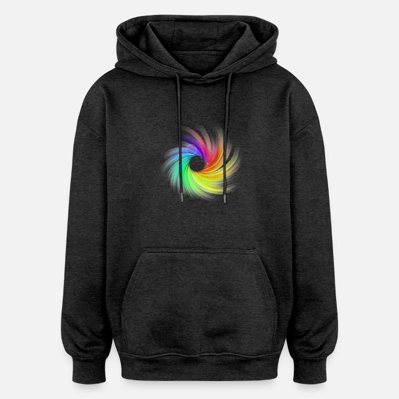 Swirl - Oversized Unisex Hoodie - Anthrazit