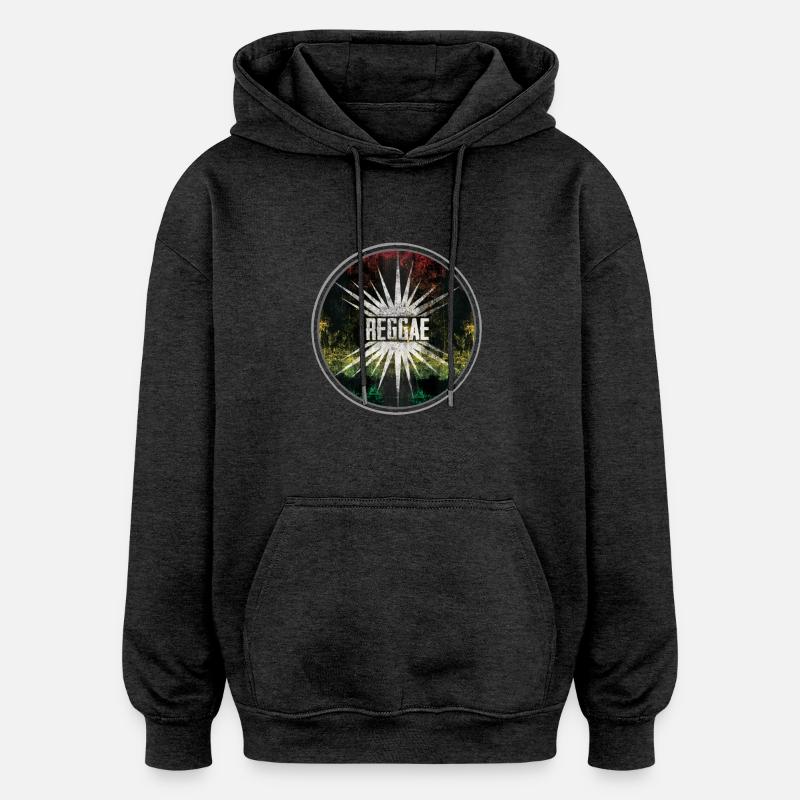 reggae - thats it - Sweat à capuche oversize unisexe - charbon
