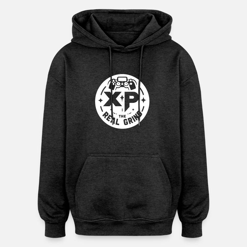 XP Der echte Grind - Oversized Unisex Hoodie - Anthrazit