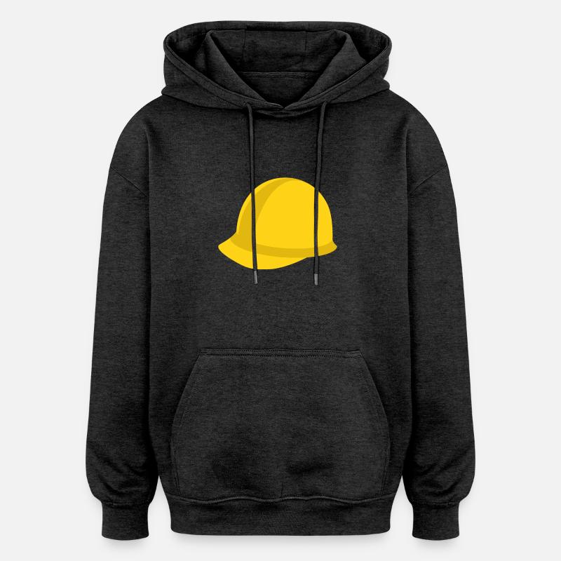 casque - Sweat à capuche oversize unisexe - charbon