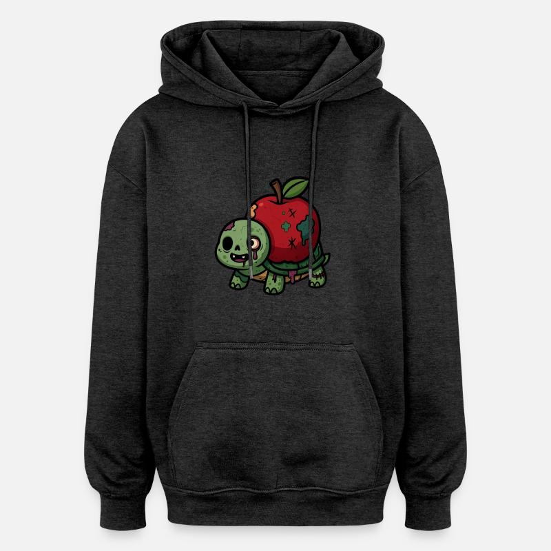 Zombie Toad - Oversized Unisex Hoodie - charcoal grey