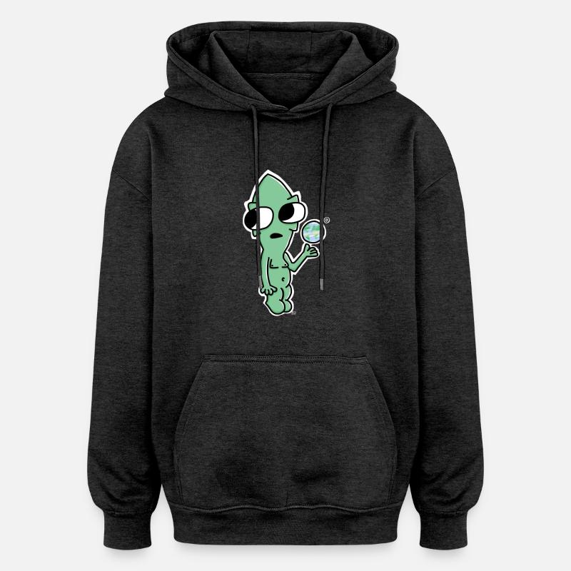 Alien 2 - Sweat à capuche oversize unisexe - charbon