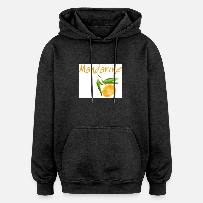 Mandarine - Oversized Unisex Hoodie - Anthrazit
