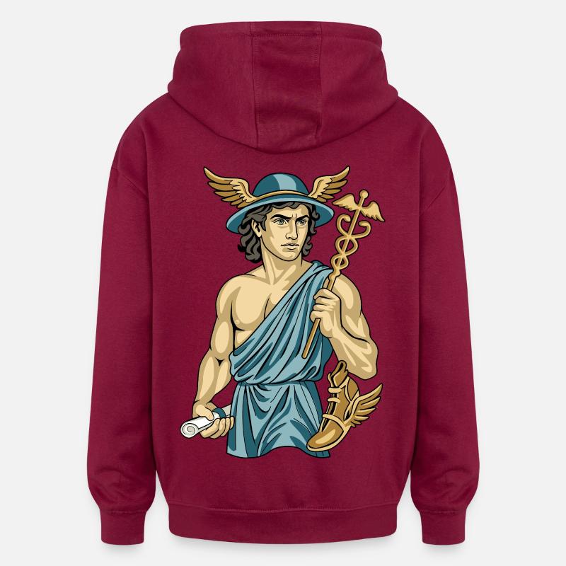 Hermès - Sweat à capuche oversize unisexe - bordeaux