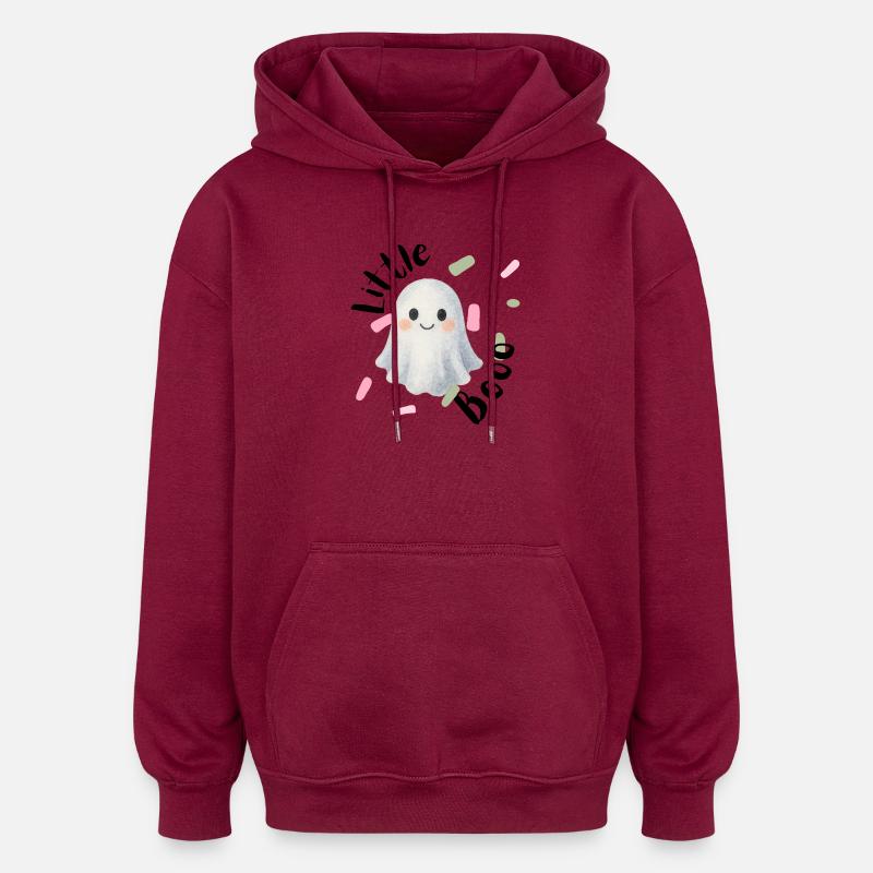 Ghost Ghost Halloween Gift Gift Idea - Oversized Unisex Hoodie - burgundy