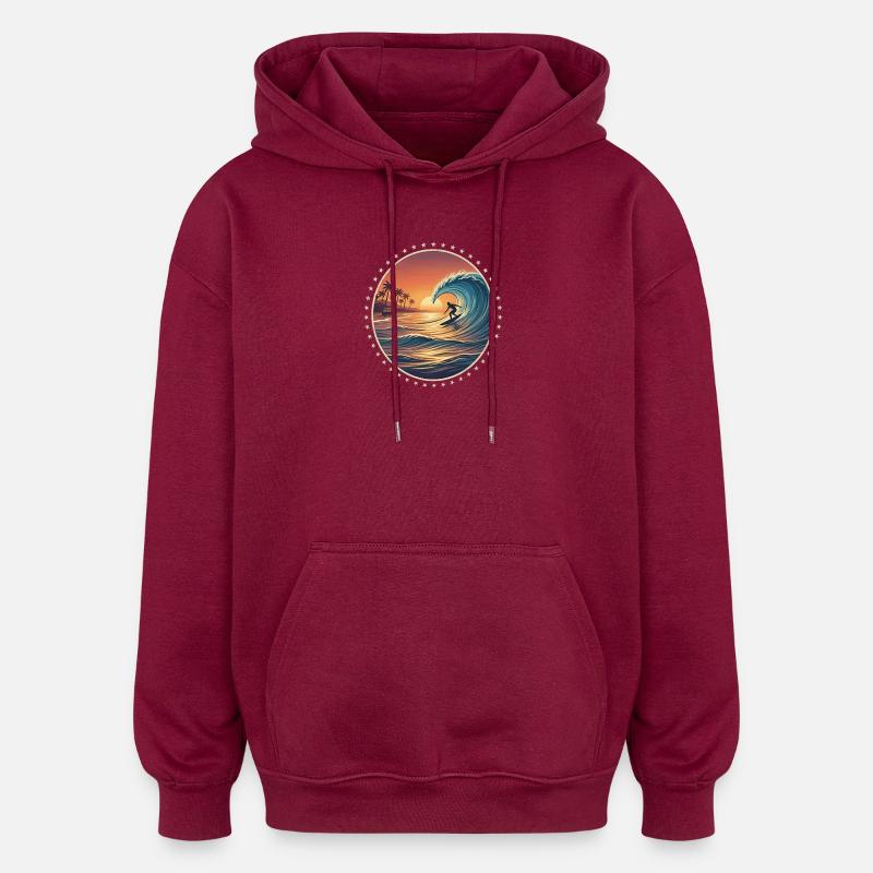 Gemini_Generated_Image_n0dnd8n0dnd8n0dn_2 - Oversized Unisex Hoodie - burgundy