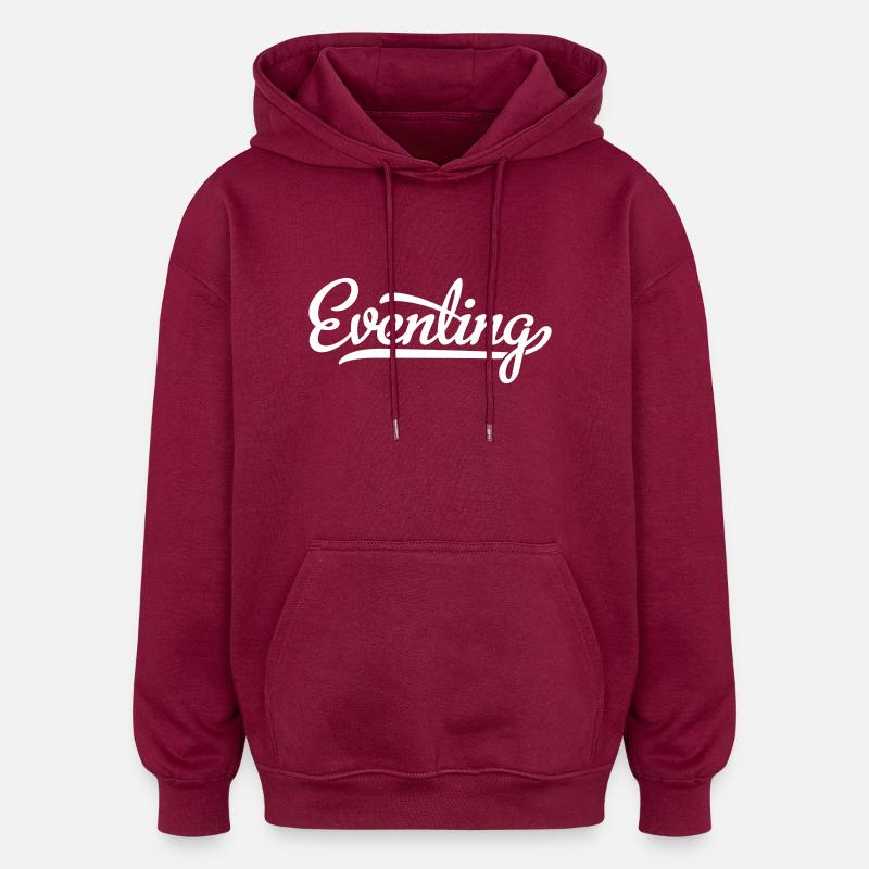 concours complet - Sweat à capuche oversize unisexe - bordeaux