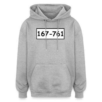 Beagle boys Bandit - Oversized Unisex Hoodie - burgundy - Front - Noah (186cm)