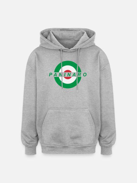 Paninaro - Oversized Unisex Hoodie - burgundy