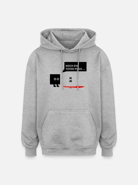 dead pixel_german - Oversized Unisex Hoodie - Burgunderrot
