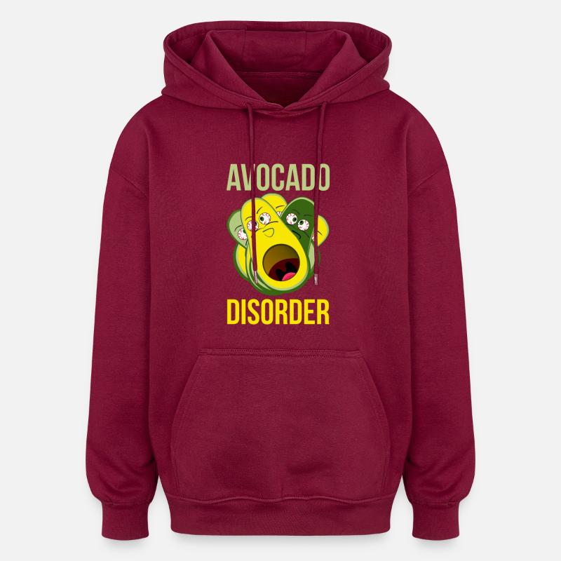 Trouble de l'avocat - Sweat à capuche oversize unisexe - bordeaux