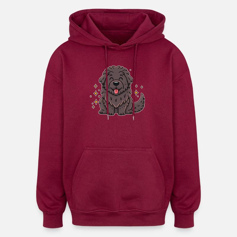 Newfoundland (comic) - Oversized Unisex Hoodie - burgundy