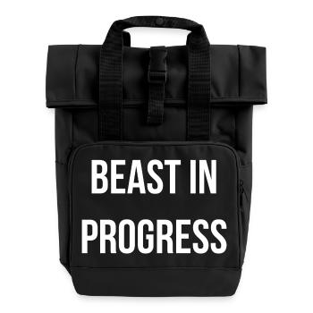 NO EXCUSES. JUST RESULTS. | Greyline Official - Roll Top Backpack with Two Handles - black - Front