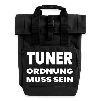 Tuner - Rolltop Rucksack mit zwei Griffen - Schwarz - Vorne