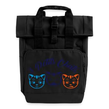 3 Kleine Katzen - Rolltop Rucksack mit zwei Griffen - Schwarz - Vorne