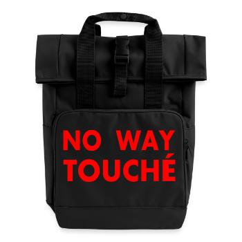 No way touché - Roll Top Backpack with Two Handles - black - Front