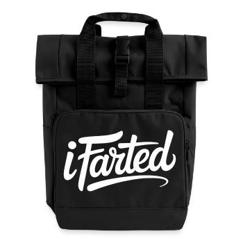 J’ai pété - Logo Funny Gen Alpha - Sac à dos Roll Top à deux anses - noir - Devant
