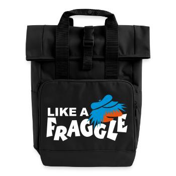 COMME UN Fraggle - Sac à dos Roll Top à deux anses - noir - Devant