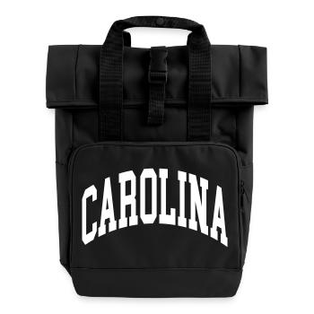 Carolina - Rolltop Rucksack mit zwei Griffen - Schwarz - Vorne