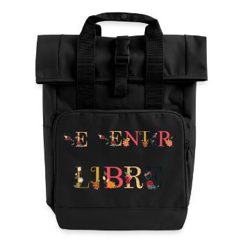 Se Sentir Libre - Sac à dos Roll Top à deux anses - noir - Devant