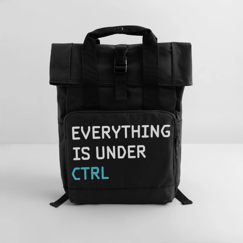 Funny Programming – Programmierer, Softwareingenieur, Rolltop Rucksack mit zwei Griffen