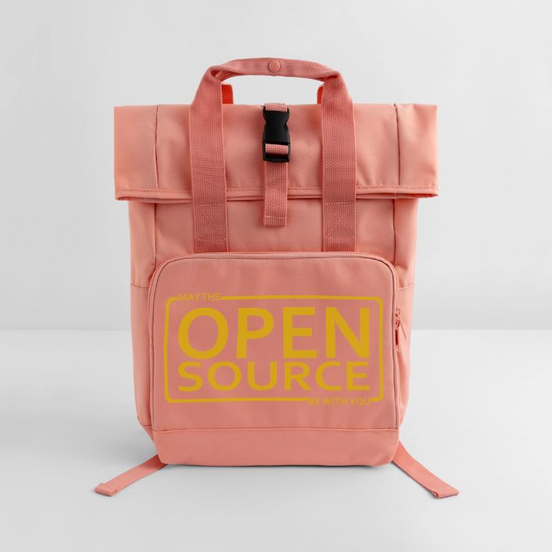 Que l’Open Source soit avec vous Sac à dos Roll Top à deux anses