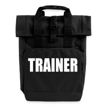Entraîneur - Sac à dos Roll Top à deux anses - noir - Devant