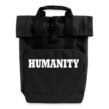 Humanity - Rolltop Rucksack mit zwei Griffen - Schwarz - Vorne