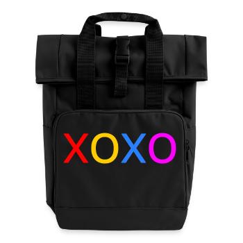Xoxo - Sac à dos Roll Top à deux anses - noir - Devant