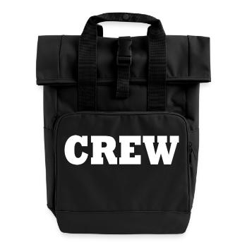 Crew - Sac à dos Roll Top à deux anses - noir - Devant