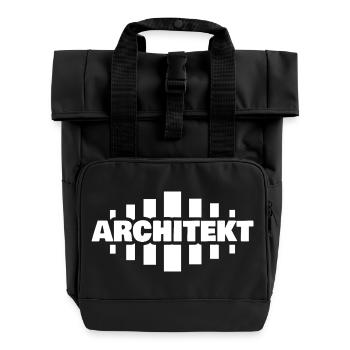 architecte - Sac à dos Roll Top à deux anses - noir - Devant