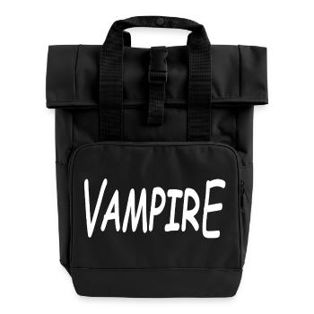 VAMPIRE - Rolltop Rucksack mit zwei Griffen - Schwarz - Vorne