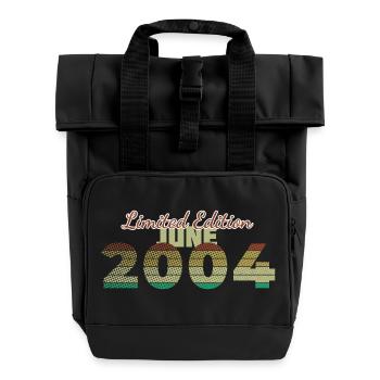 22e anniversaire Édition Limitée (SCR) 06/2004 - Sac à dos Roll Top à deux anses - noir - Devant