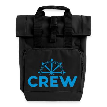 CREW - Sac à dos Roll Top à deux anses - noir - Devant