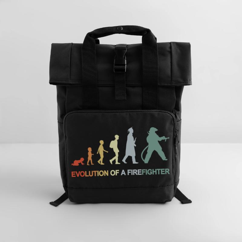Firefighter Evolution Roll Top Backpack with Two Handles