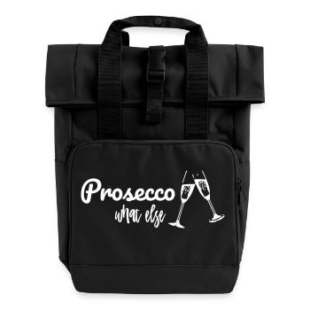 Prosecco quoi d'autre?! - Sac à dos Roll Top à deux anses - noir - Devant