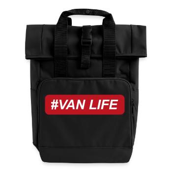 Van Life - Sac à dos Roll Top à deux anses - noir - Devant