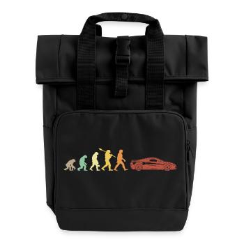 Auto De Sport Evolution - Sac à dos Roll Top à deux anses - noir - Devant