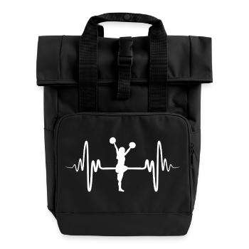 Drôle de pom-pom girl - Sac à dos Roll Top à deux anses - noir - Devant