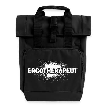 Emploi Ergothérapeute - Sac à dos Roll Top à deux anses - noir - Devant