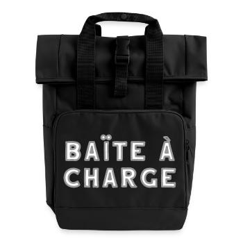 vendeen baite a charge - Sac à dos Roll Top à deux anses - noir - Devant