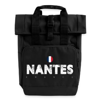 Nantes - Sac à dos Roll Top à deux anses - noir - Devant