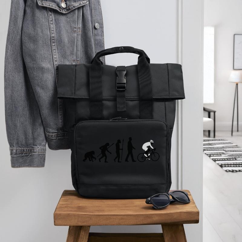 Rolltop Rucksack mit zwei Griffen