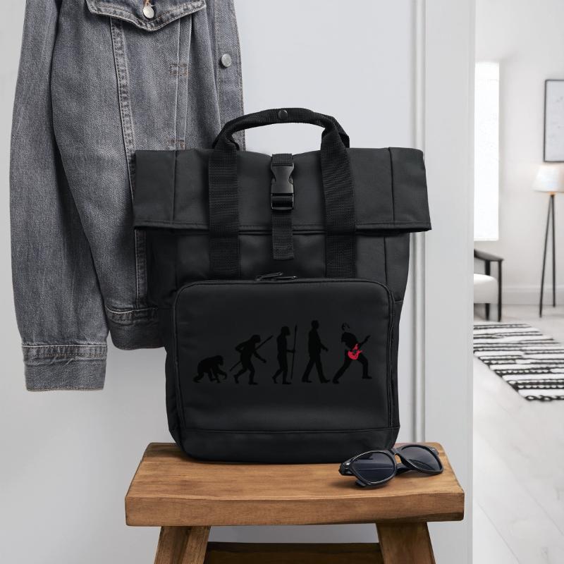 Rolltop Rucksack mit zwei Griffen