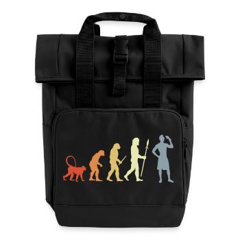 Evolution Amateurs de crème glacée - Sac à dos Roll Top à deux anses - noir - Devant