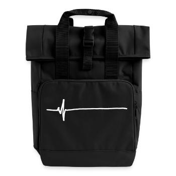 Flatline - Sac à dos Roll Top à deux anses - noir - Devant