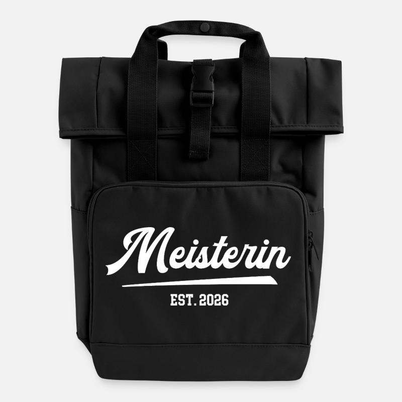 Examen de Maître Artisan Champion 2026 - Sac à dos Roll Top à deux anses - noir
